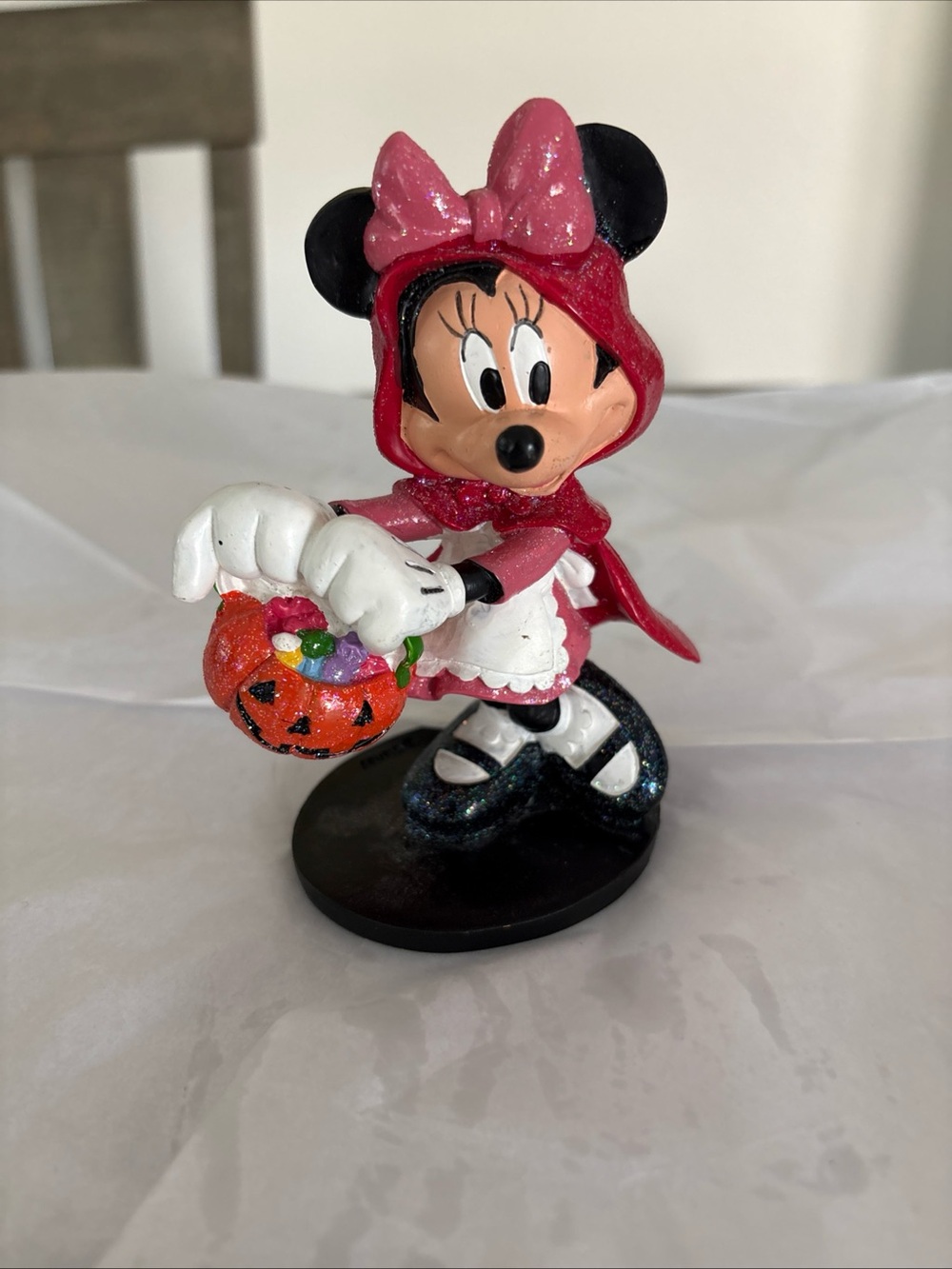 DISNEY CVS FIGURINE Minnie MOUSE Little Red Riding HALLOWEEN COSTUME 5"